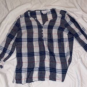 Liz Claiborne women’s blouse 3/4 sleeve size small